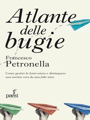 cover image of Atlante delle bugie